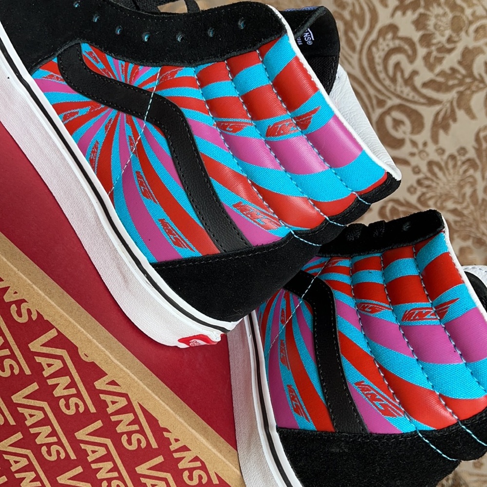 Vans Sk8-Hi Retro Mart Black/True White Men’s - Picture 15 of 16